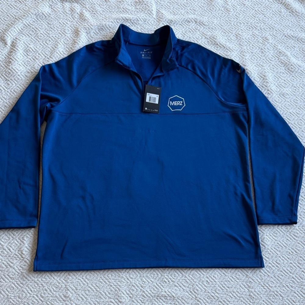 Nike Blue Golf Dri-FIT Pullover Size XXL
